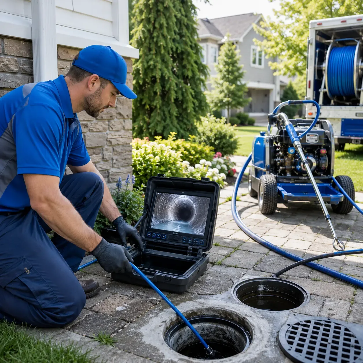 Outdoor drain cleaning professionals serving Knox Dale, PA